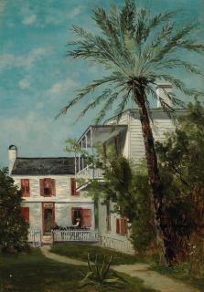 Frank Henry Shapleigh - Palm in St. Augustine, Florida