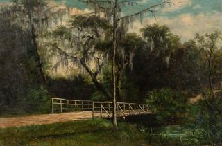 Frank Henry Shapleigh - The Bridge at Winter Park Florida