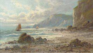 Frank Hider - On the foreshore at low tide