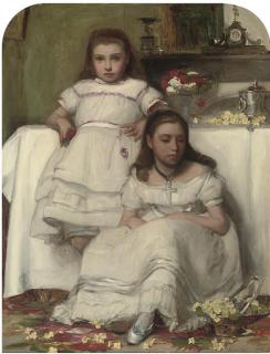 Frank Holl, R.A., A.R.W.S. - Sisters