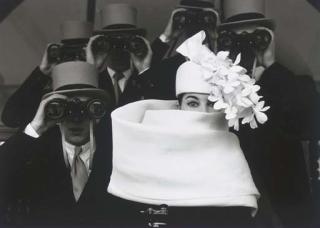 Frank Horvat - Givenchy Hat B, Paris, for Jardin des Modes, 1958