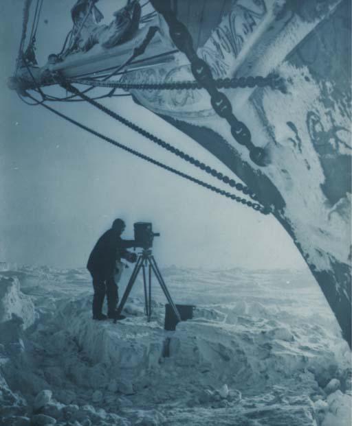 Frank Hurley - Hurley cinematographing the Endurance