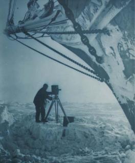 Frank Hurley - Hurley cinematographing the Endurance