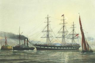 Frank J. Gardiner - Waimate of the New Zealand Shipping Company; the clipper Port Jackson