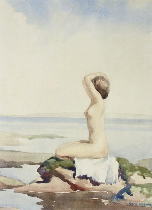 Frank Jameson - Drying off after a swim