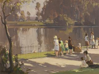 Frank Mckelvey, R.H.A., R.U.A. - A Summer\'S Day