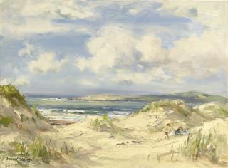 Frank Mckelvey, R.H.A., R.U.A. - Beach At Marble Hill, Donegal