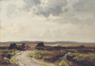 Frank McKelvey, R.H.A., R.U.A. - Gathering Turf