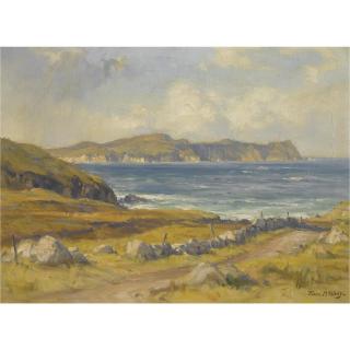 Frank McKelvey, R.H.A., R.U.A. - Horn Head From Atlantic Drive, Co. Donegal