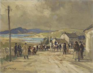 Frank Mckelvey, R.H.A., R.U.A. - Irish fair