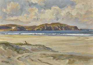 Frank Mckelvey, R.H.A., R.U.A. - Marble Hill Strand, Co. Donegal