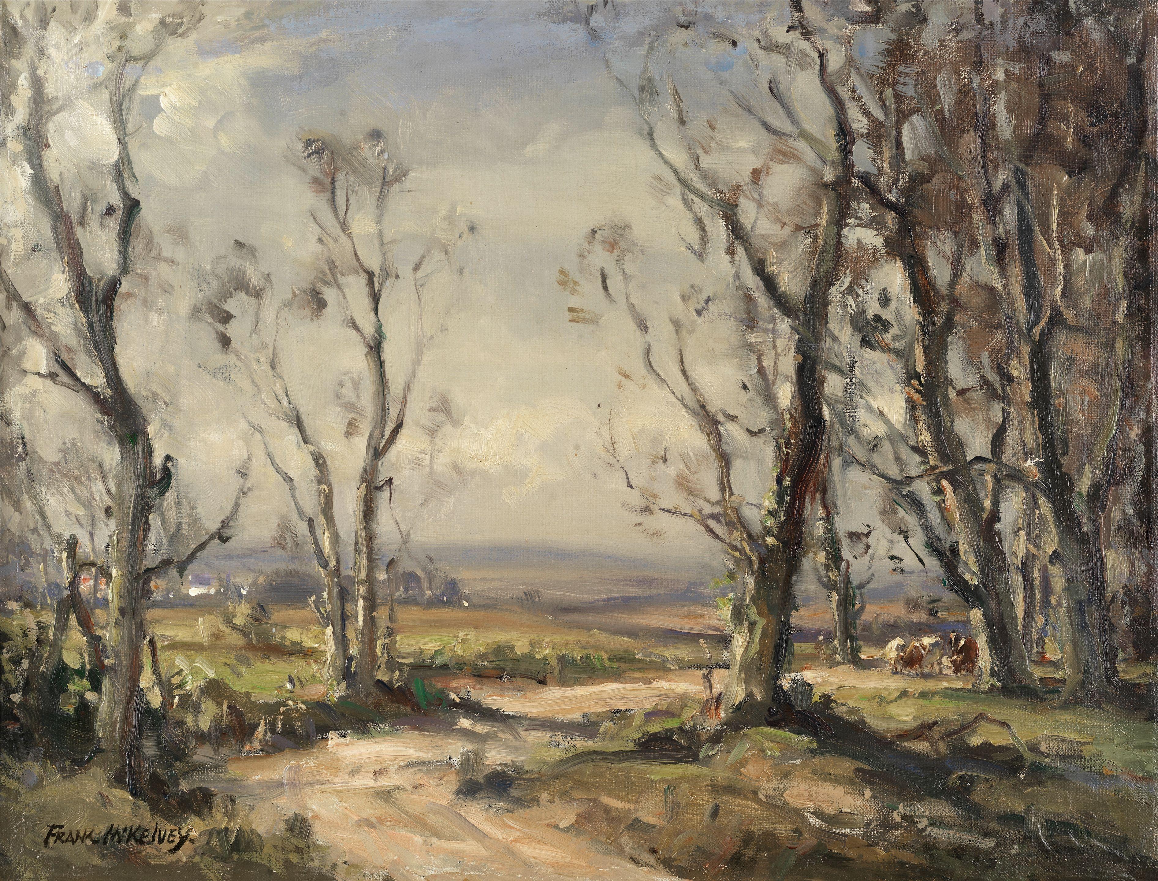 Frank McKelvey R.H.A., R.U.A. - Pastoral Landscape