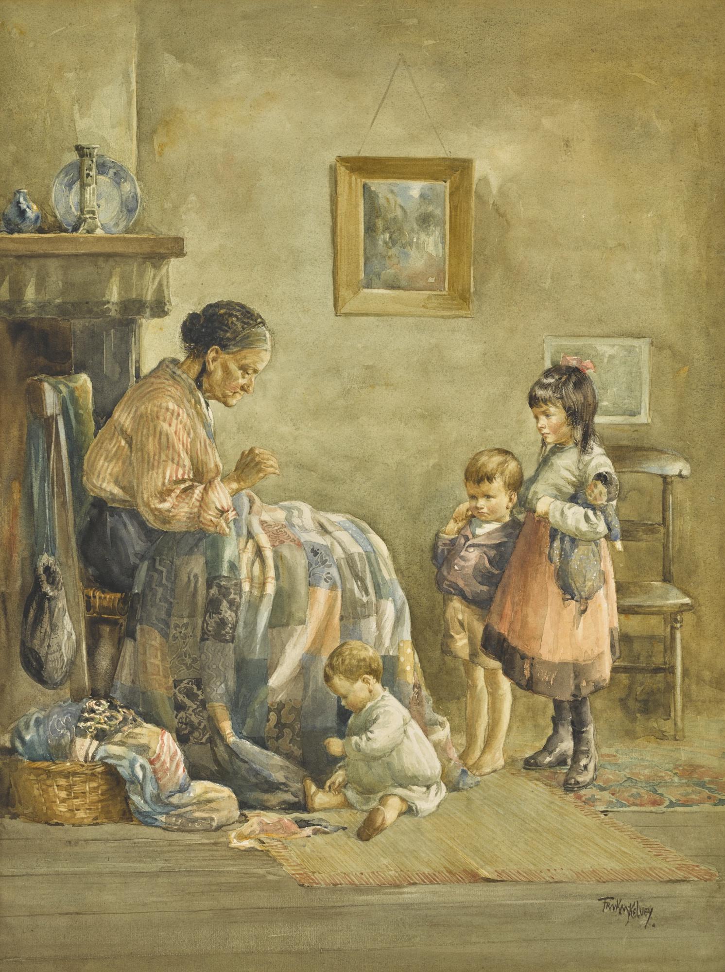 Frank Mckelvey, R.H.A., R.U.A. - The Grandmother