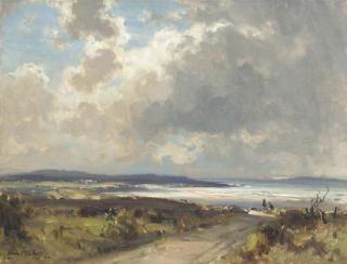 Frank Mckelvey, R.H.A., R.U.A. - The road to the sea, coast of Donegal