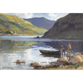 Frank McKelvey, R.H.A., R.U.A. - Trout Lake, Co. Donegal