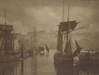 Frank Meadow Sutcliffe - The Dock End, Whitby, 1880