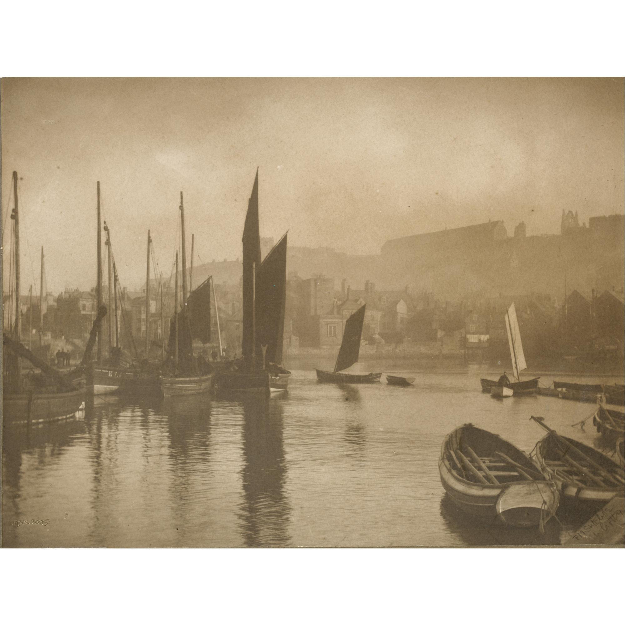 Frank Meadow Sutcliffe - View Of Whitby Harbour, 1909