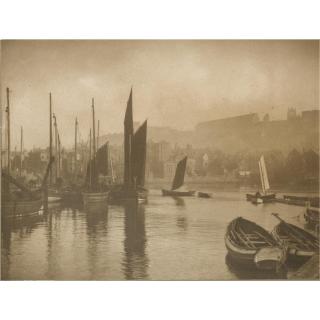 Frank Meadow Sutcliffe - View Of Whitby Harbour, 1909