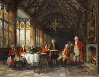 Frank Moss Bennett - A hearty lunch