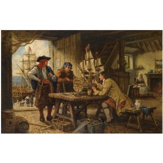 Frank Moss Bennett - British The Ship Builder