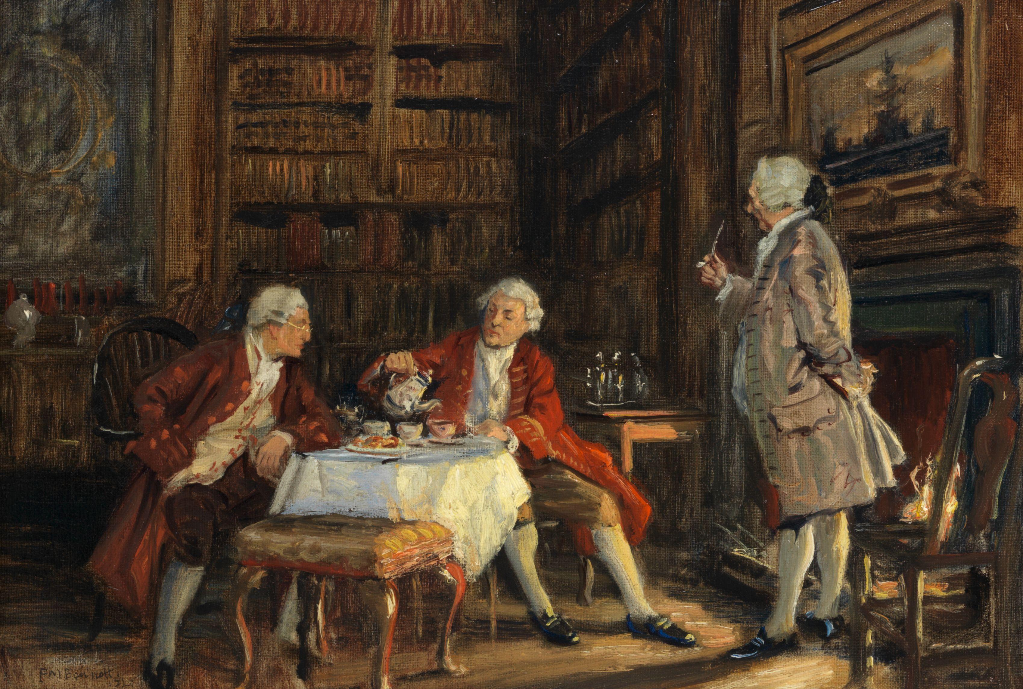 Frank Moss Bennett - Scholars taking tea