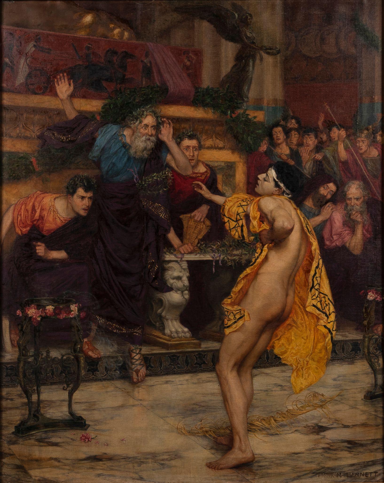 Frank Moss Bennett - The Athenian Messenger Pheidippides Delivers News of the Victory at Marathon