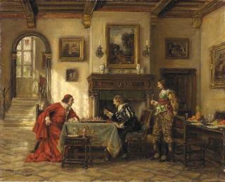 Frank Moss Bennett - The chess game