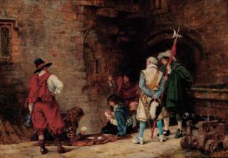 Frank Moss Bennett - The Courtyard Game of Cards