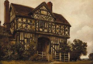 Frank Moss Bennett - The gatehouse, Stokesay Castle