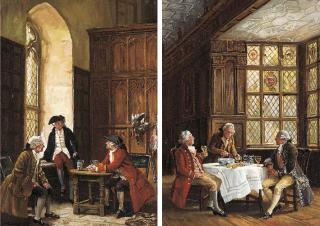 Frank Moss Bennett - The three philosophers; and The three sportsmen