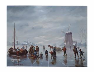 Frank Moss Bennett - Untitled (When The Harbor Freezes Over)