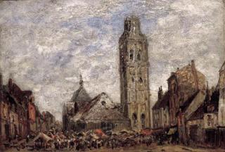 Frank Myers Boggs - A French town square