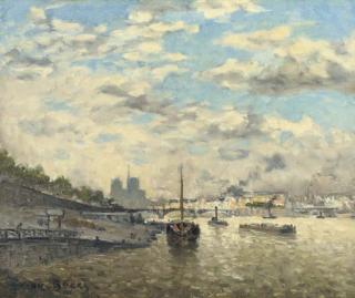 Frank Myers Boggs - Along the Seine