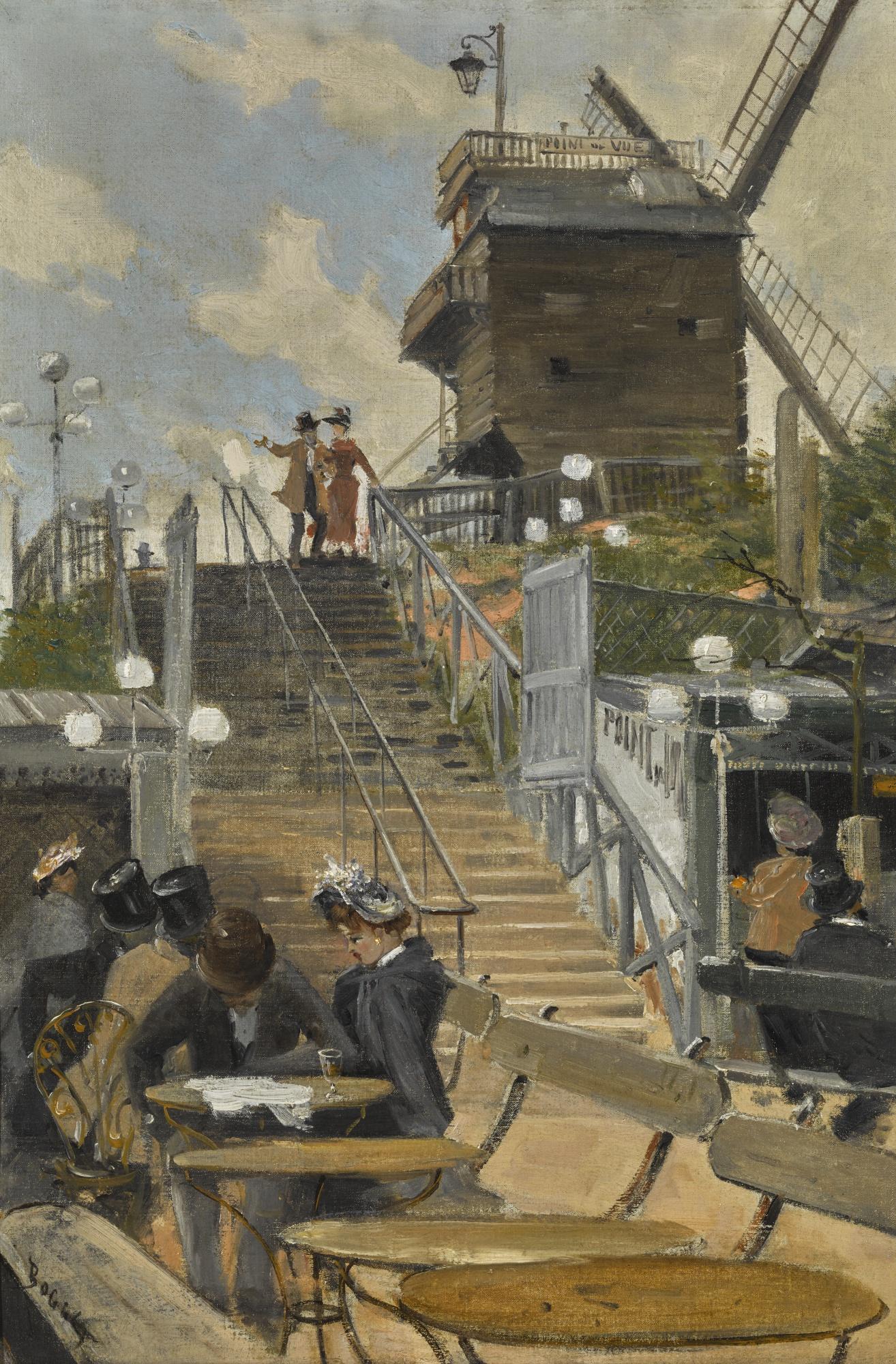 Frank Myers Boggs - American le Moulin De La Galette