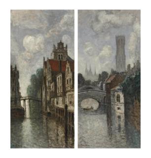 Frank Myers Boggs - Deux Canaux À Bruges