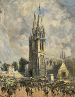 Frank Myers Boggs - Eglise En Normandie
