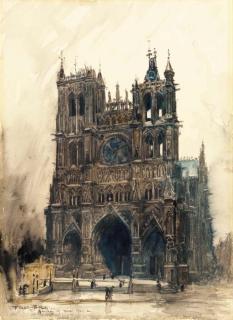 Frank Myers Boggs - La Cathedrale d\'Amiens