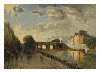 Frank Myers Boggs - La Seine À Paris: Quais Des Augustins