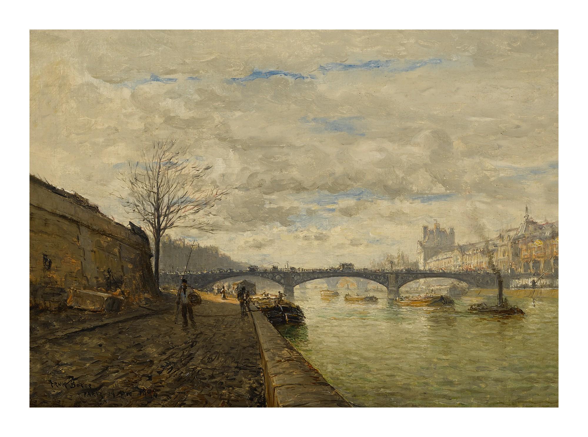 Frank Myers Boggs - La Seine Et Les Quais Du Louvre