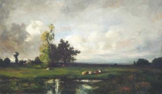 Frank Myers Boggs - Pastural landscape