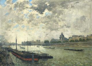 Frank Myers Boggs - Port Saint-Nicolas, Paris