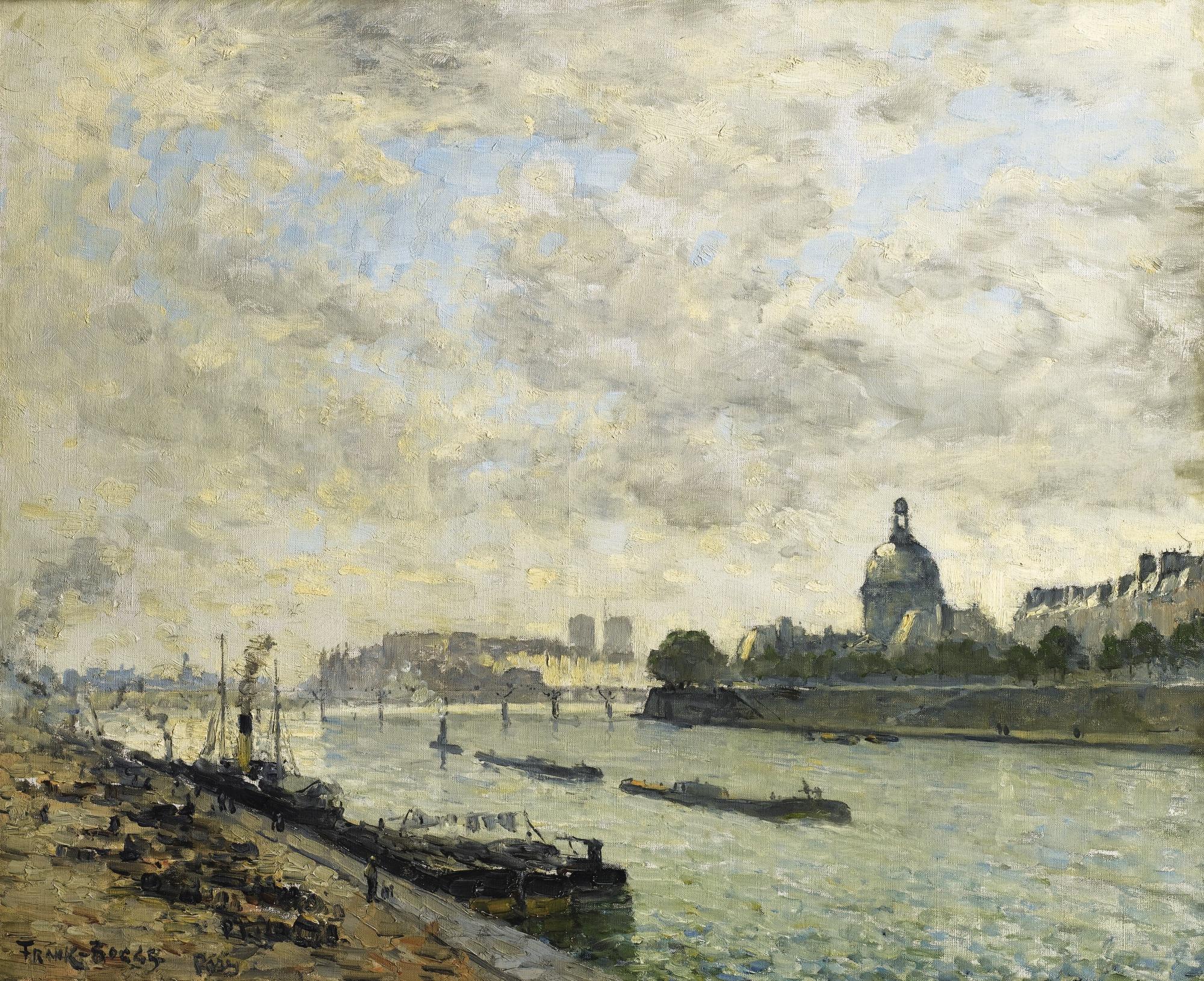 Frank Myers Boggs - The Banks Of The Seine, Paris