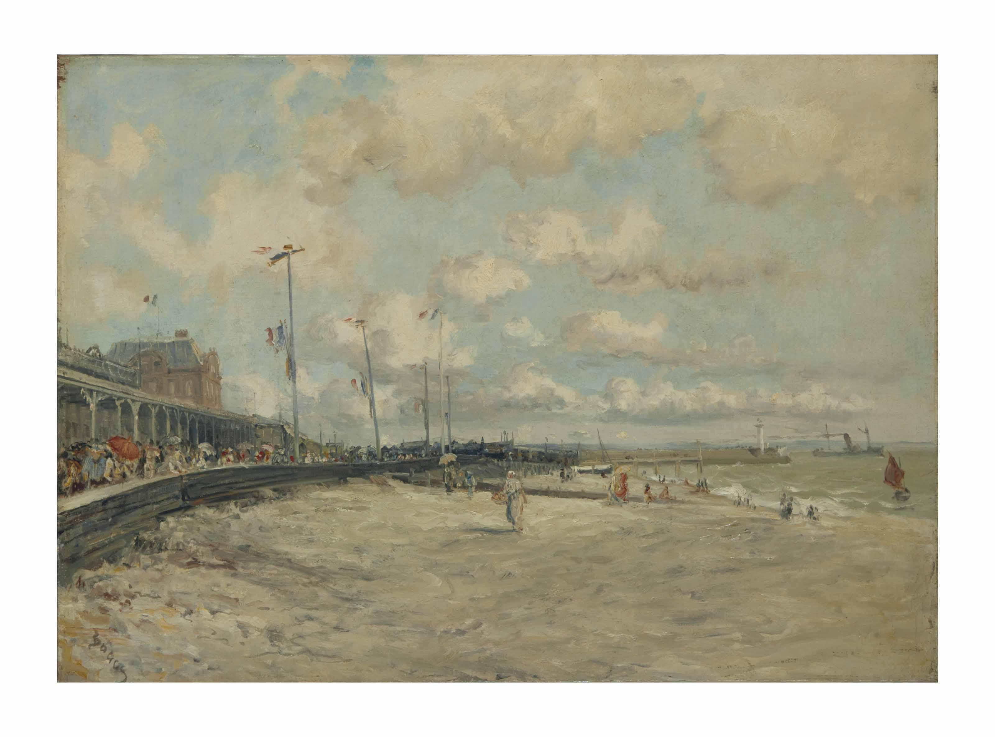 Frank Myers Boggs - Vue de la plage de Sainte-Adresse