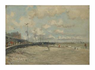 Frank Myers Boggs - Vue de la plage de Sainte-Adresse