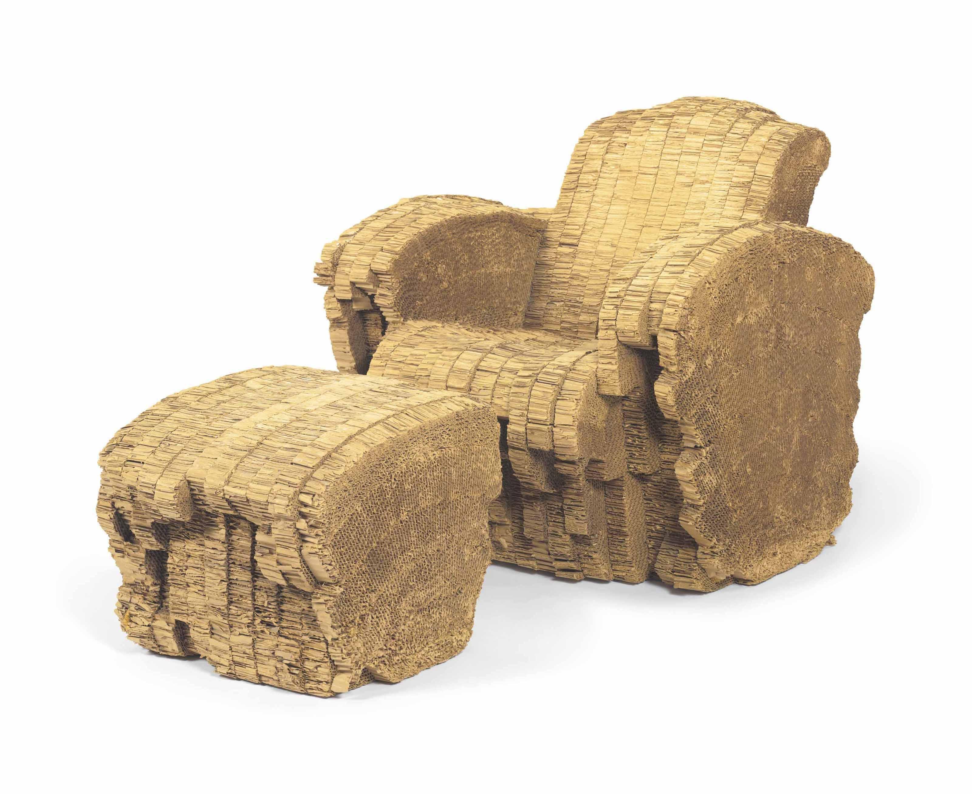 Frank Owen Gehry - Little Beaver\' Chair and Ottoman