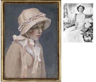 Frank Owen Salisbury - Princess Margaret In A Pink Bonnet