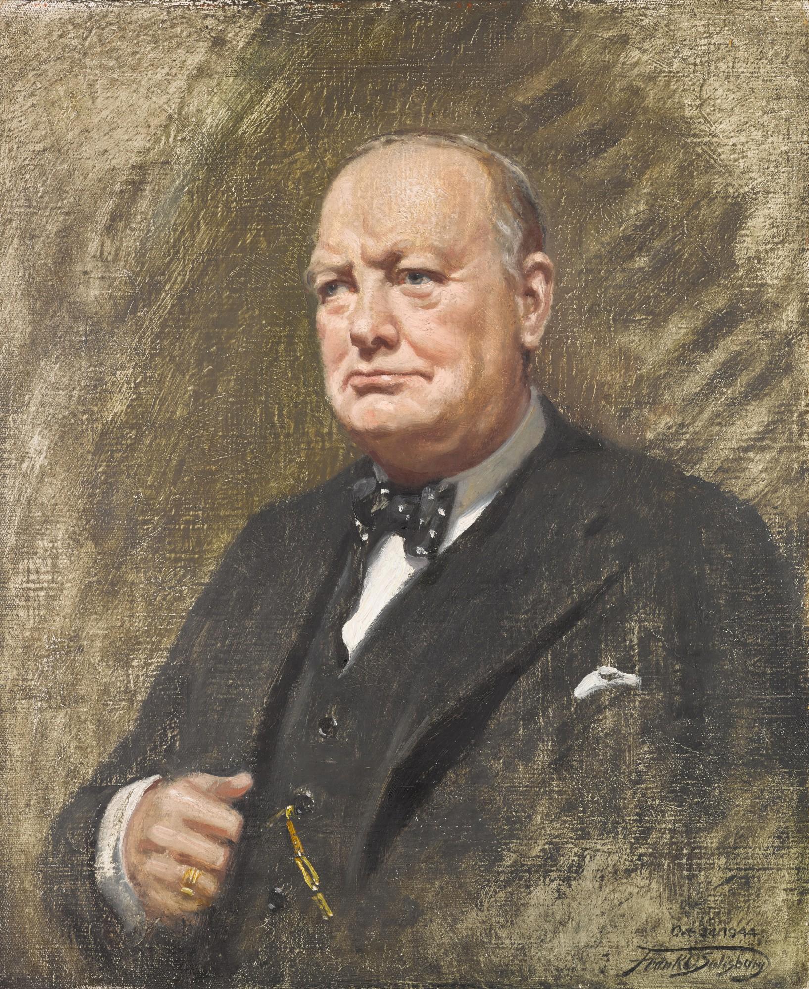 Frank Owen Salisbury - The Right Hon Winston S. Churchill O.M. C.H. Mp Prime Minister 1940-1945