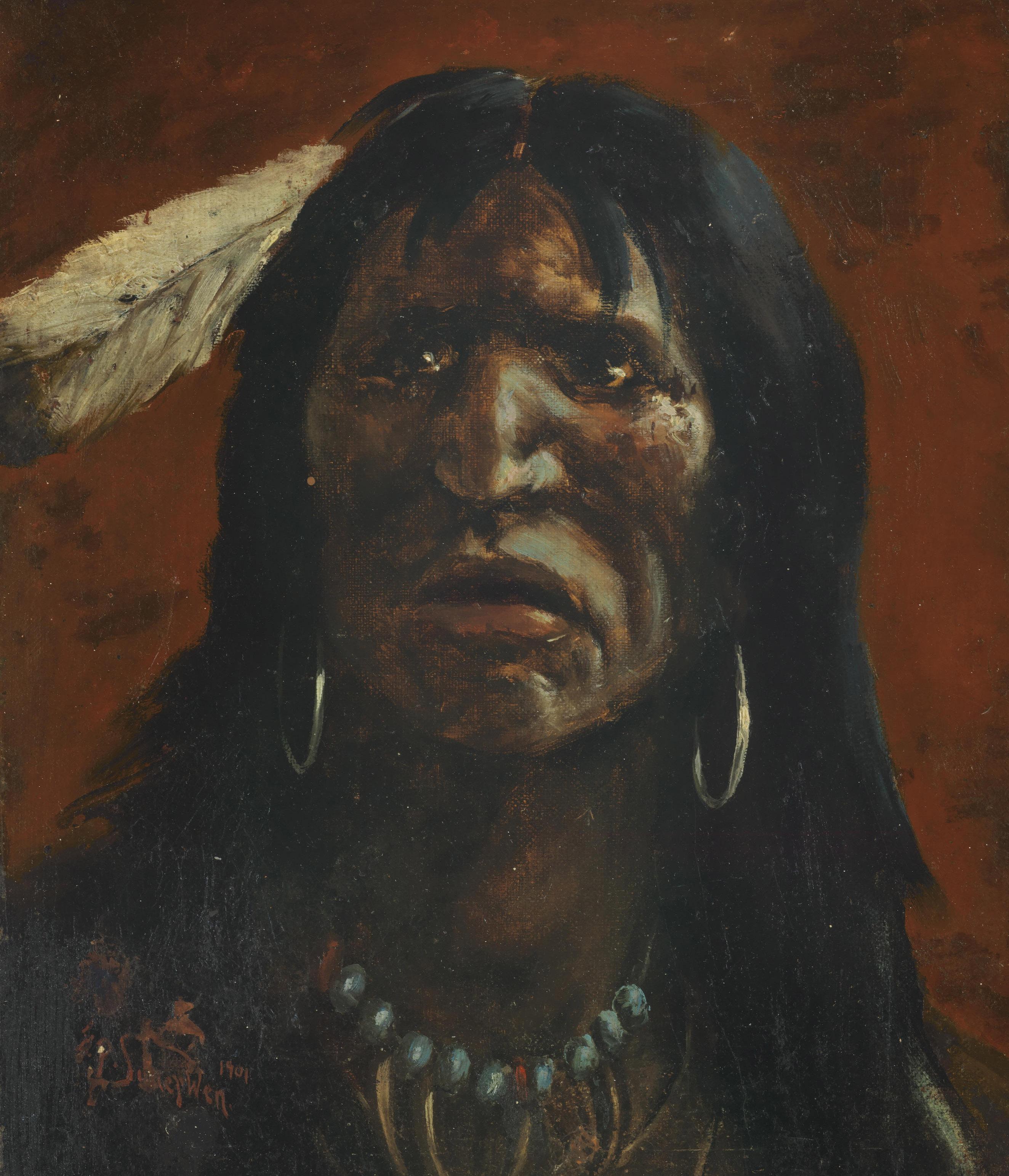 Frank P. Sauerwein - Apache Head