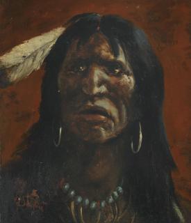 Frank P. Sauerwein - Apache Head
