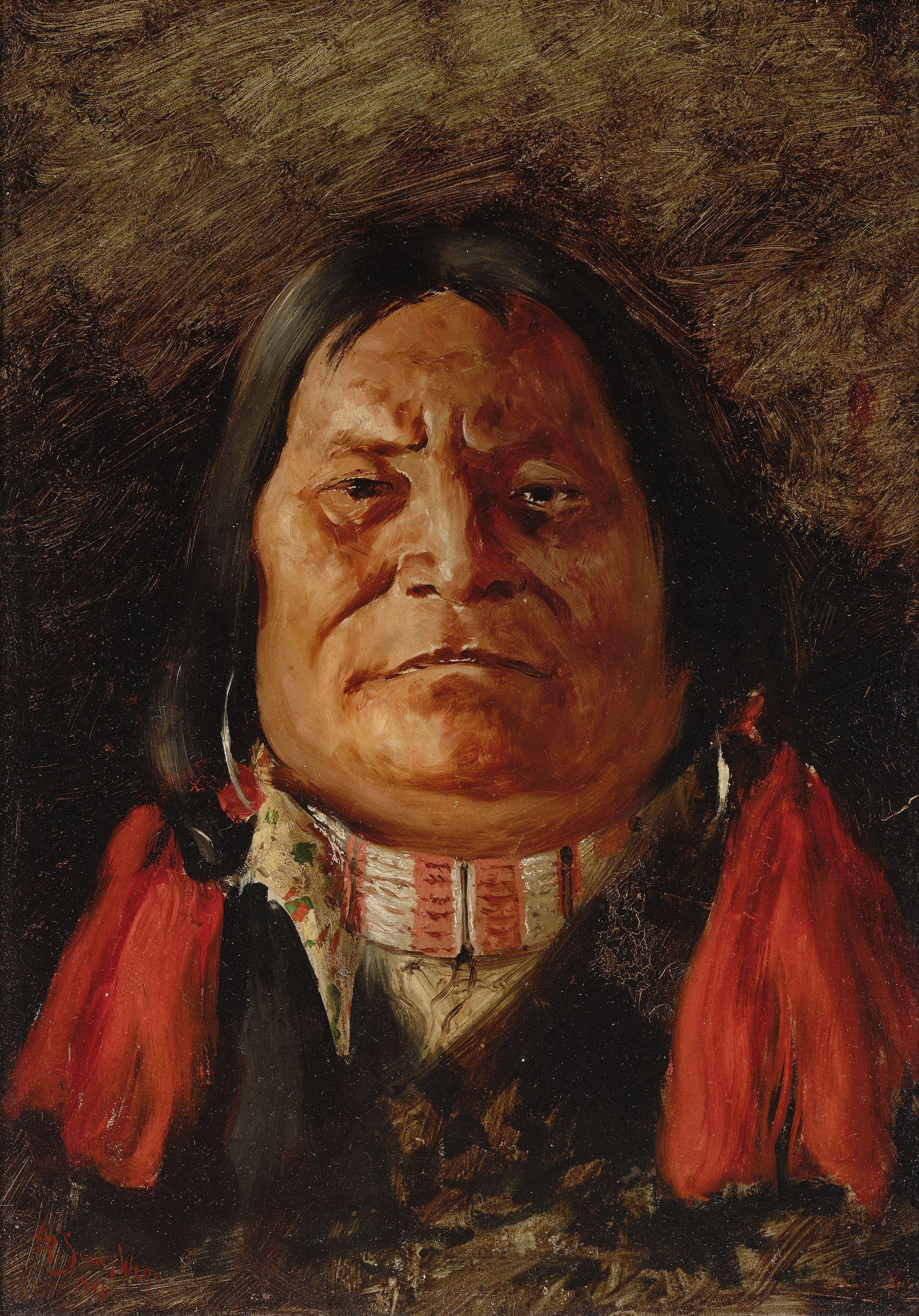 Frank Paul Sauerwein - Indian Portrait